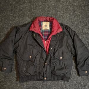 Vintage 80s/90s Northwest Territory Flannel lined coat. mens m